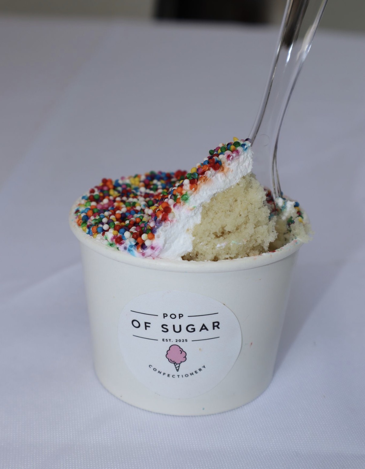 Inside view of a Dot Cake